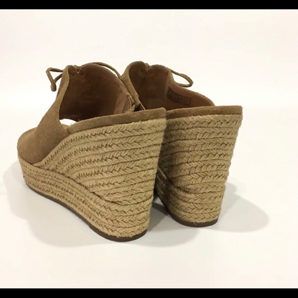 UGG Giorgia Wedge Platform Espadrilles -Chestnut -US 10 - Picture 2 of 6